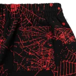 Sp5der Black with Red lining Double Shorts1