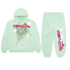 Sp5der SP5 Mint Tracksuit